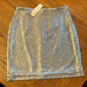 White House Black Market sequin skirt